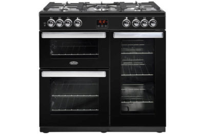 Belling Cookcentre 90G Gas Range Cooker - Black